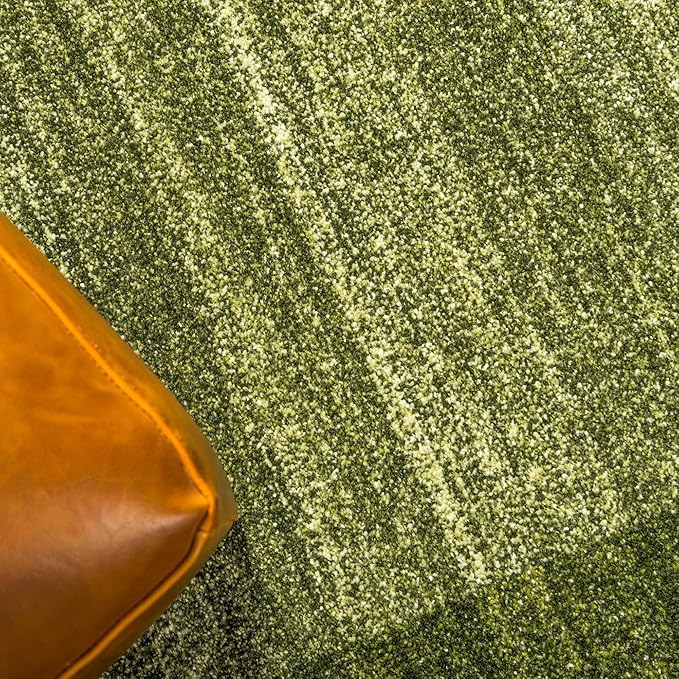 Rugs.com Angelica Collection Rug – 8' x 11' Light Green Medium Rug Perfect for Living Rooms, Large Dining Rooms, Open Floorplans