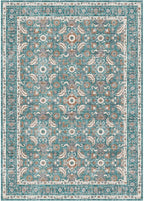 WITSHOCK Living Room Area Rugs 7x9: Soft Non-Slip Backing Washable Rugs Vintage Large Carpet for Bedroom Office Dining Room Kitchen Stain Resistant Home Decor Rug