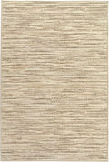 Dash & Albert Clay Natural Machine Washable Rug, 2 X 3 Feet, Natural Stripe Pattern
