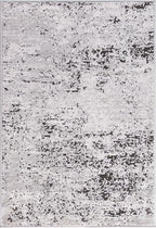 Rugs.com Leipzig Collection Area Rug – 2X3 Grey Low-Pile Rug Perfect for Entryways, Kitchens, Breakfast Nooks, Accent Pieces