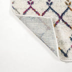 JONATHAN Y Boho Vintage Diamond Cream/Multi Runner Rug 2X8 ft, Moroccan Hype for Living Room, Bedroom, Kitchen, Office, Easy-Cleaning, High Traffic, Pet-Friendly, Non-Shedding (MOH101H-28)