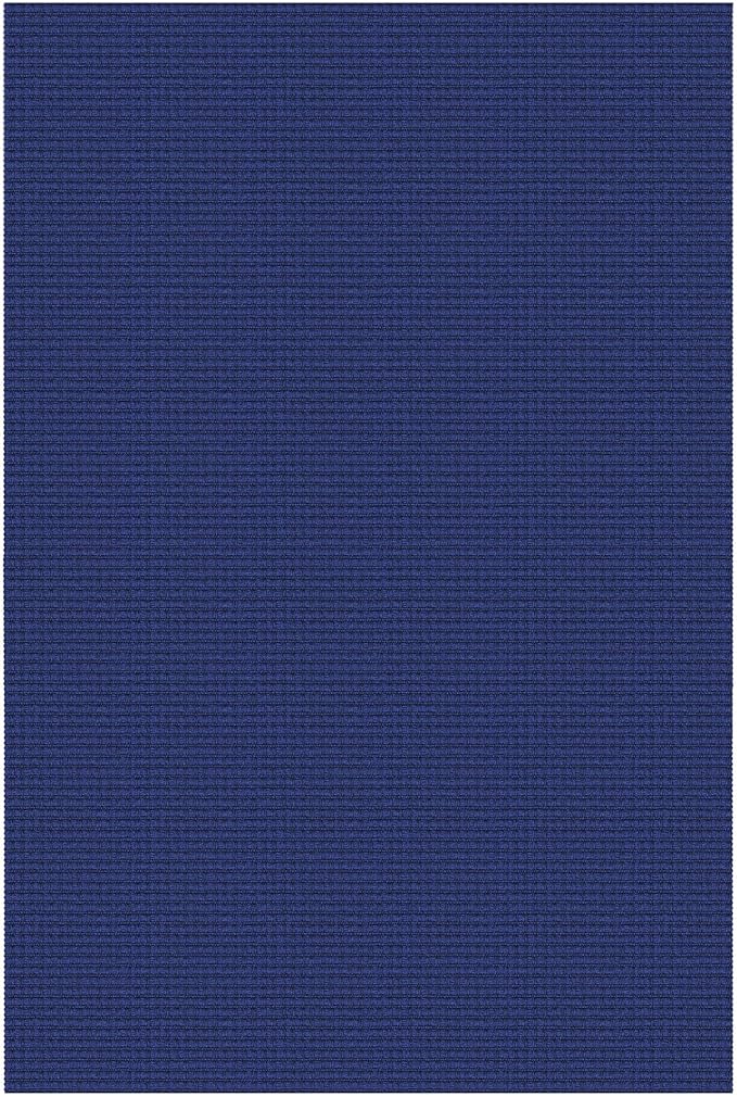 Braided Area Rug 4x6 Ft Washable Rugs for Entryway Throw Rugs Rubber Backed Door Mat Indoor Entrance Cotton Bedroom Rug Woven Door Carpet for Foyer Bedroom Living Room, Royal Blue/Navy