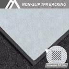 COSY HOMEER Door Mat 36”x60”,Absorbent Dirt Trapper Entryway Rugs,Non-Slip Welcome Mat,Washable Entry Rugs,Low Pile Doormat for Front Back Door,Wet Shoes & Paws,Dark Grey