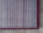 Unique Loom Solid Shag Collection Area Rug (2' 6" x 13' 1" Runner, Eggplant Purple)