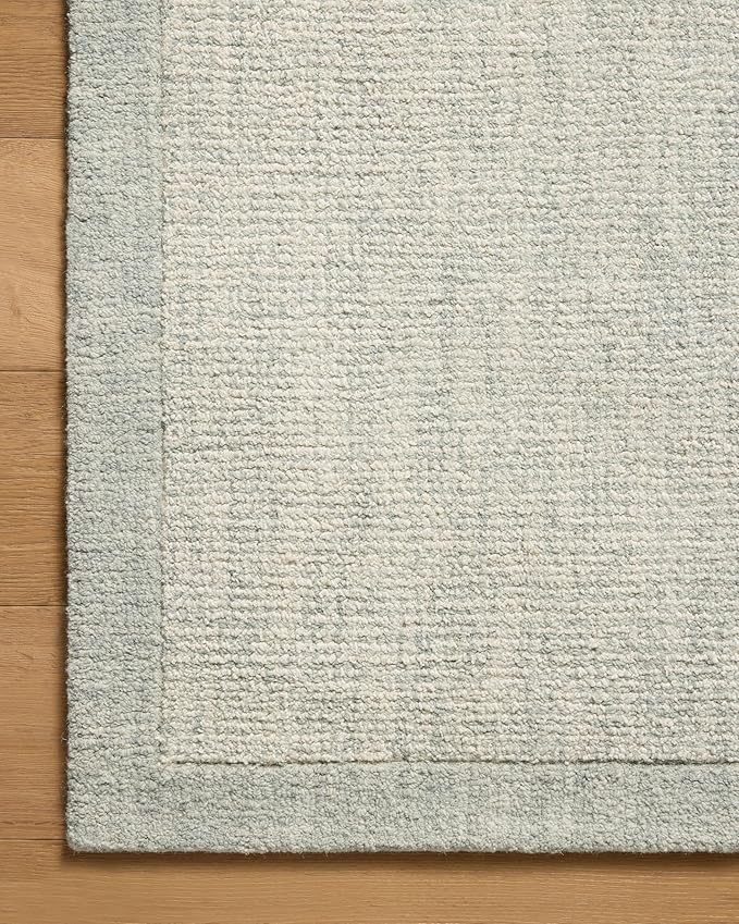Loloi Magnolia Home by Joanna Gaines Henley Collection HNY-01 Ivory/Spa 5'-0" x 7'-6" Area Rug