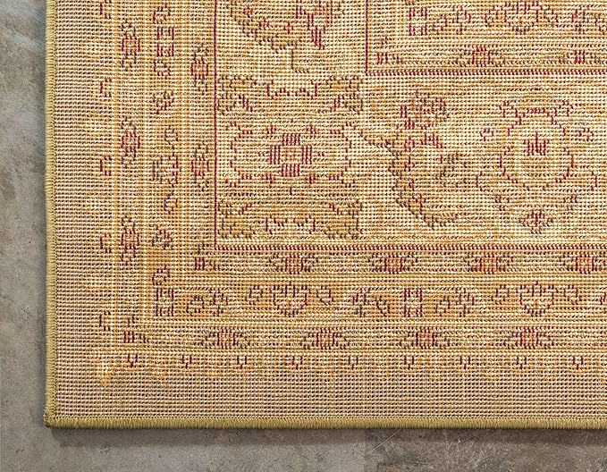Unique Loom Voyage Collection Traditional Oriental Classic Intricate Design Area Rug (2' 2 x 3' 0 Rectangular, Green/Ivory)