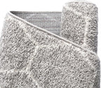 Unique Loom Trellis Frieze Collection Area Rug - Geometric (7' 1" x 10', Light Gray/ Ivory)