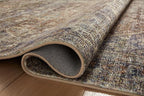 Loloi Amber Lewis Morgan Collection MOG-05 Spice/Lagoon 2'-3" x 11'-6" 38" Thick Runner Rug feat. CloudPile, Neutral, Room Décor, Vintage Inspired, Livingroom, Bedroom, Dining Area