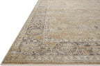 Loloi Magnolia Home by Joanna Gaines Millie Collection MIE-03 Gold/Charcoal 3'-6" x 5'-6", .25" Pile Height, Accent Rug