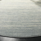 SAFAVIEH Adirondack Collection Area Rug - 4' Round, Slate & Cream, Modern Ombre Design, Non Shedding & Easy to Clean, Ideal for Living Room, Bedroom, Office, Dining Space (ADR113T)