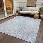 Addison Rugs Chantille ACN591 Denim 5' x 7'6" Indoor Outdoor Area Rug, Easy Clean, Machine Washable, Non Shedding, Bedroom, Living Room, Dining Room, Kitchen, Patio Rug