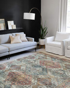Loloi Skye Collection SKY-06 Apricot/Mist 6'-0" x 9'-0" Area Rug