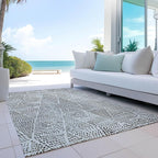 Addison Rugs Chantille ACN591 Ivory 9' x 12' Indoor Outdoor Area Rug, Easy Clean, Machine Washable, Non Shedding, Bedroom, Living Room, Dining Room, Kitchen, Patio Rug