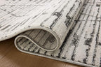 Loloi Kamala Collection KAM-02 Charcoal/Dove 6'-7" x 9'-6" Area Rug