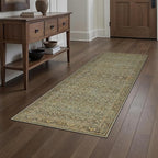 Runner Rug 2x6 Brown Hallway Washable Kitchen Vintage Carpet Non Slip Long Indoor Bedroom Retro Traditional Accent Throw Rug for Bathroom Office Entryway Laundry Dining