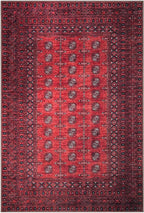 Keen Home Design 6x9 Rug - Machine Washable Area Rug with Non-Slip Backing, Ideal for Living Room, Dining Room, Bedroom - Vintage, Easy Clean, Durable, Low Pile Rug - (6' x 9')