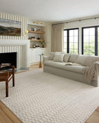 Loloi Kamala Collection KAM-05 Ivory/Grey 2'-3" x 3'-10" Accent Rug