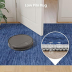 Valenrug Washable Rugs 8x10 - Non Slip 8x10 Area Rugs for Living Room, Stain Resistant Area Rugs for Bedroom, Foldable Machine Washable Area Rug(8'x10', Navy)