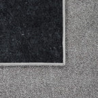 Paco Home Solid Area Rug in Anthracite Modern Plain Design, Size: 4'7" x 6'7"