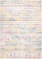 Rugshop Geometric Boho Area Rug – Multi Tribal Pattern, Perfect for Living Room, Bedroom, Office, 3x5