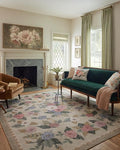 Loloi Rifle Paper Co. Rosa Collection RSA-02 Cream/Multi 3'-9" x 5'-6" Accent Rug