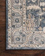 Loloi Teagan Collection TEA-03 Denim/Pebble 2'-8" x 13' Runner Rug, Large, Soft Neutral Rug, High-Traffic for Living Room, Bedroom, Home Office, Dining Area