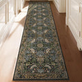 Extra Long Runner Rugs for Hallways - Farmhouse 2x10 Runners for Kitchen Laundry Room Hall Way, Washable Non Slip Low Pile Forest Animal Rugs