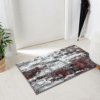 LUXE WEAVERS Modern Abstract Art Red 2x3 Area Rug