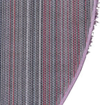 Unique Loom Solid Shag Collection Area Rug (4' 1" Round, Lilac)