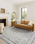 Loloi Rifle Paper Co. Maison Collection MAO-05 Wisteria Cream 2'-6" x 7'-6", .19" Pile Height, Runner Rug