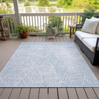 Addison Rugs Chantille ACN591 Denim 2'6" x 3'10" Indoor Outdoor Area Rug, Easy Clean, Machine Washable, Non Shedding, Bedroom, Living Room, Dining Room, Kitchen, Patio Rug
