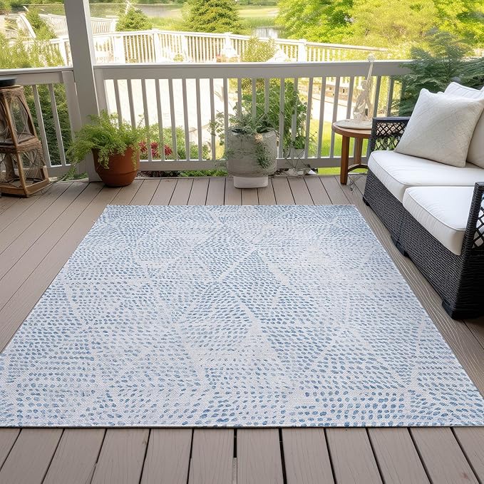 Addison Rugs Chantille ACN591 Denim 3' x 5' Indoor Outdoor Area Rug, Easy Clean, Machine Washable, Non Shedding, Bedroom, Living Room, Dining Room, Kitchen, Patio Rug
