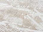 Adel Modern Area Rug for Living Room, 8x10 Rustic Distressed Abstract Large Beige Neutral Rug, Medium Pile Stain Resistant Carpet for Bedroom, Dining Room or Kitchen (8' x 10', Beige)