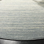 SAFAVIEH Adirondack Collection Area Rug - 3' Round, Slate & Cream, Modern Ombre Design, Non Shedding & Easy to Clean, Ideal for Living Room, Bedroom, Office, Dining Space (ADR113T)