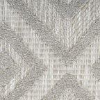 Nourison Home Versatile Silver Grey 5' x 7' Area Rug - Easy Clean, Non Shedding, Bed Room, Living Room, Dining Room, Kitchen (5' x 7')