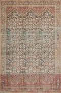Loloi Loren Collection LQ-17 Charcoal/Multi 7'-6" x 9'-6" Area Rug