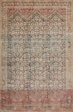 Loloi Loren Collection LQ-17 Charcoal/Multi 7'-6" x 9'-6" Area Rug