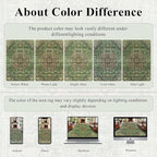 8x10 Area Rugs for Living Room Ultra-Soft Washable Rug Vintage Distressed Boho Area Rug, Non-Slip Low Pile Stain Resistant Carpet for Bedroom Dining Room Kitchen Office