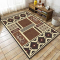 UNREASTO Western Area Rugs 3x4ft Vintage Country Southwestern Native Botanical Farmhouse Rug Floor Mats, Rustic Pine Cone Non-Slip Washable Throw Rugs for Hallway Living Room Bedroom Hardwood Floors
