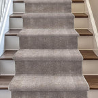 Well Woven Custom Size Hallway & Stair Runner- Harlow Pompeii Taupe 31 Inches Wide x 24 Feet Long Runner (31" x 24') Runner Rug - Modern Chevron Pattern, Ultra-Soft, Easy-Clean