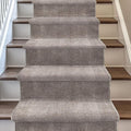 Well Woven Custom Size Hallway & Stair Runner- Harlow Pompeii Taupe 31 Inches Wide x 65 Feet Long Runner (31" x 65') Runner Rug - Modern Chevron Pattern, Ultra-Soft, Easy-Clean