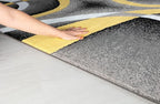 GLORY RUGS Area Rug Modern 8x10 Yellow Soft Contemporary Floor Carpet for Indoor Living Dining Room and Bedroom Area