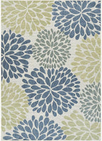 Beverly Rug Outdoor Rug 5x7 Modern Exotic Tropical Leaf Area Rugs for Indoor and Outdoor Patio Deck Porch Garden Water Resistant Washable Outside Carpet (5 x 7 Olive)