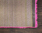 Unique Loom Solid Shag Collection Area Rug (9' x 12' 2" Rectangle, Taffy Pink)