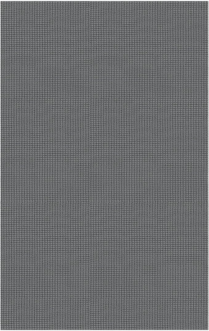 Braided Area Rug 5x7 Ft Washable Rugs for Living Room Non Slip Bedroom Rugs Boho Dining Room Rug Cotton Living Room Woven Floor Carpet for Nursery Playroom, Dark Grey/Grey