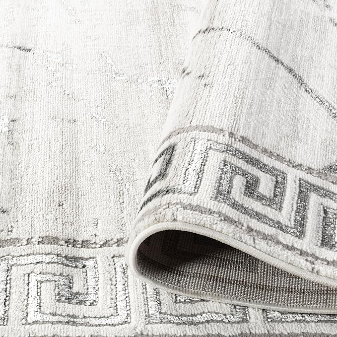 GLORY RUGS Area Rugs Marble 2x3 Cream Gray Doormat Carpet Modern Abstract Rug Living Room Dining Bedroom Rug