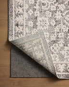Loloi Magnolia Home by Joanna Gaines Gigi Collection GIG-01 Grey/Ivory 4'-0" x 6'-0" Accent Rug