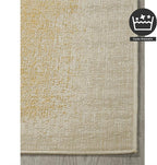 FH Home Outdoor Rug - Waterproof Easy to Clean Stain Resistant - Patio Indoor Outdoor Porch Deck Balcony Entryway - Ombre Modern - Dhruva - Yellow - 5ft 2in x 7ft 6in