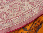 Unique Loom Reza Collection Traditional Persian Style Area Rug, 8' 0" x 8' 0", Burgundy/Ivory