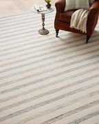 Loloi Chris Loves Julia Chris Collection CHR-05 Ivory/Slate 5'-0'' x 7'-6'', .50" Pile Height, Area Rug